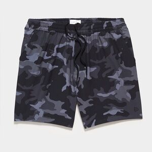 NWT Flint Park Men's Advantage Short UnLined Black Camo Large Tennis Casual